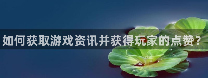 鼎点娱乐官方平台：如何获取游戏资讯并获得玩家的点赞？