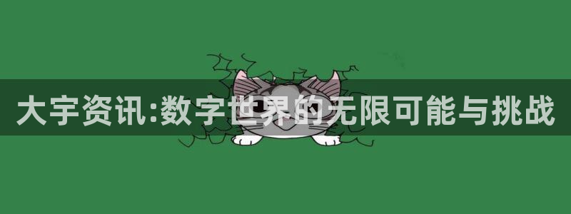 鼎点娱乐平台官网注册：大宇资讯:数字世界的无限可能与挑战